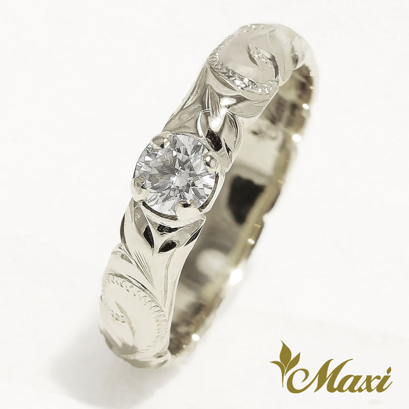 0.25 carat Diamond Ring 4mm [14K/18K Gold/Platinum]