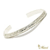 [Silver 925] 6mm Angled Bangle Bracelet *Made-to-order* (B0471)