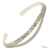 [14K Gold] 4mm Width Angled Open Bangle Bracelet*Made-to-order*(B0472)