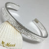 [Silver 925] 6mm Single Border Bangle Bracelet (B0525)