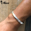 [Silver 925] 6mm Single Border Bangle Bracelet (B0525)