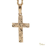 [14K Gold] Cross Pendant 20mm (C0037)