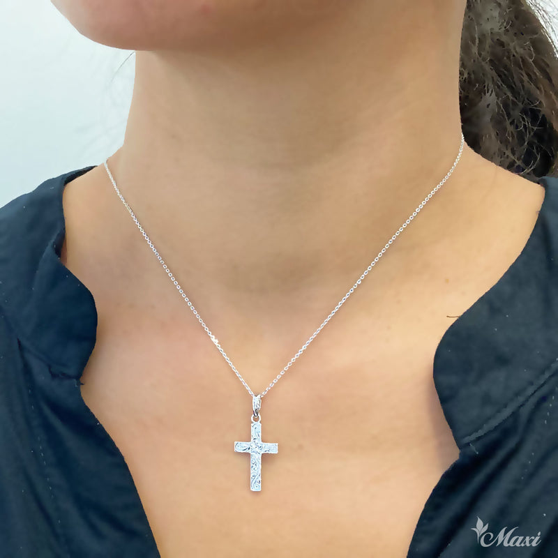 [14K Gold] Cross Pendant 20mm (C0037)