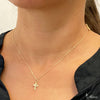 [14K Gold] Cross Pendant Small (C0162)