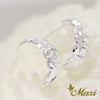 [Silver 925] Scallop Edge Hoop Pierced Earring*Made-to-order* (E0208SS)