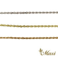 [14K Gold] 1.5mm Rope Chain　ゴールド　ゴールドチェーン　ロープチェーン