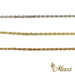 [14K Gold] 1.5mm Rope Chain　ゴールド　ゴールドチェーン　ロープチェーン