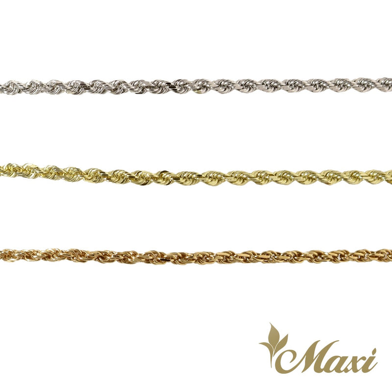 [14K Gold] 1.5mm Rope Chain　ゴールド　ゴールドチェーン　ロープチェーン