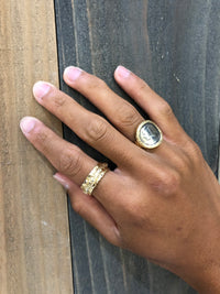 Vintage Mercury Dime Coin Wrap Ring [14K/18K Gold]