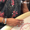 Fish Hook Leather Bracelet [14K Gold]