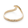 14K Yellow Gold Small Wavy Ring