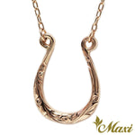 [14K Gold] Horseshoe Necklace *Made-to-order*(KN0002)