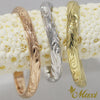 [18K Gold] 2mm Width Wavy Line Ring*Made to Order*(KR0026)