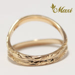 [14K/18K Gold] Double Open Ring (KR0045)*Made to Order*