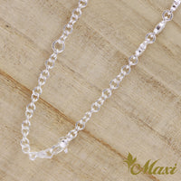 [Silver 925] Hand Engraved Scroll Necklace *Made-to-order*(N0022)