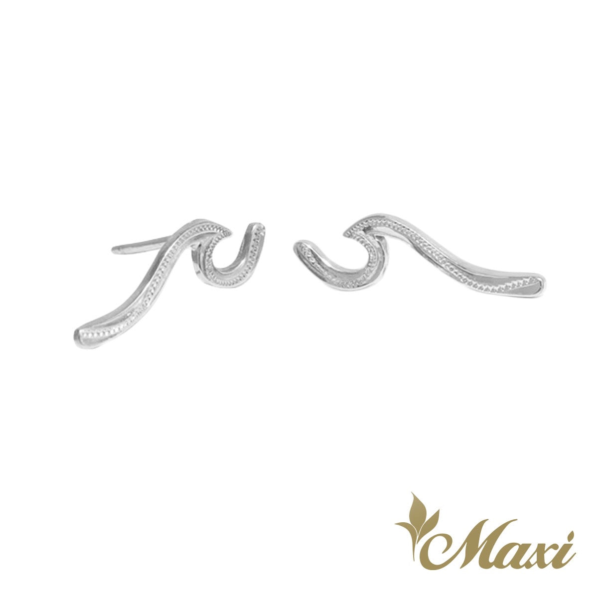 Nalu Pierced Earring_white god