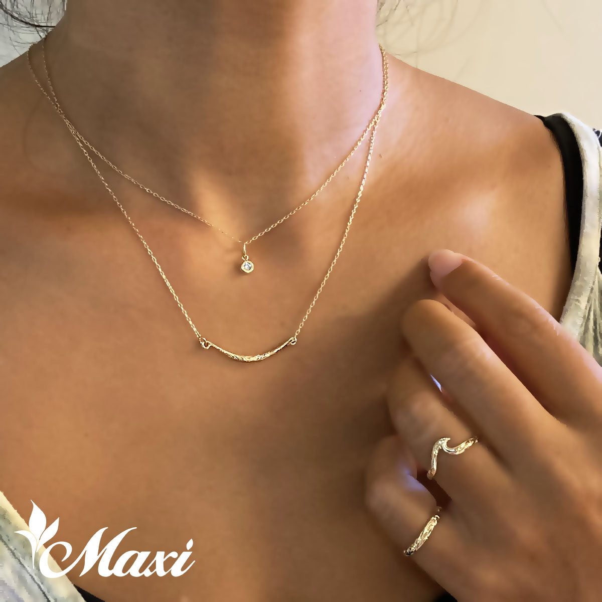 Nalu Wave ring_puton image
