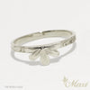 Naupaka cutout ring White gold