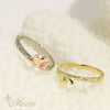Naupaka cutout set rings
