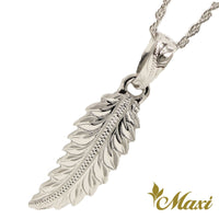 [14K Gold] Maile Leaf Pendant Large *Made-to-order* (P0111)