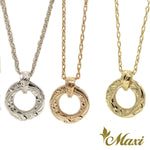 [14K Gold] Hawaiian Eternal Circle Pendant Small [Made to Order] (P0695)