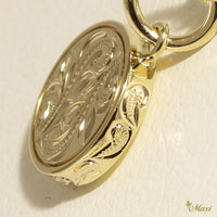 [14K Gold] PoePoe Round Pendant Large (P0902)