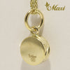 8mm Round Pendant with Black Onyx [14K Gold]