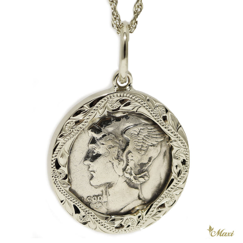 Mercury Dime Pendant-Small [14K Gold]