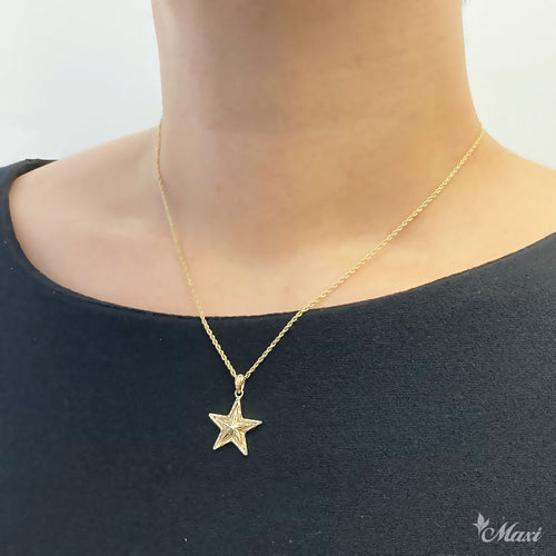 [14K Gold] Star Pendant Large *Made-to-order* (P1172)