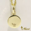 [14K/18K Gold] -BRENDAxMaxi- Petite Medallion Circle Pendant*Made-to-order*(P1239)