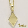 [14K Gold] BRENDA x Maxi - Coin Edge Plate Pendant *Made-to-order*(P1241)