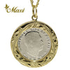 King Kalakaua Replica Coin Pendant Small 18mm [14K Gold]