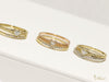 [14K Gold] Heart Shaped Diamond Ring Set [Made to Order] (R0274-Dia)