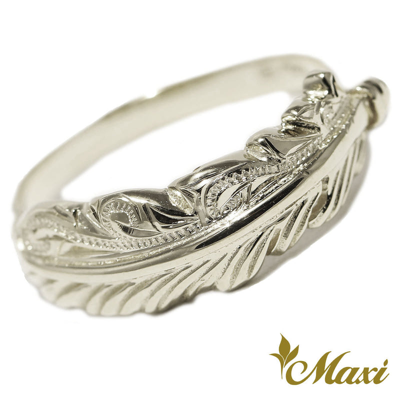 [14K Gold] Feather Ring Small *Made to order* (R0650)