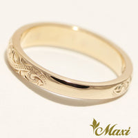 [14K Gold] 2mm Diamonds 3mm Ring [Made to Order] (R0659)　14金　ゴールドリング　ダイヤモンド