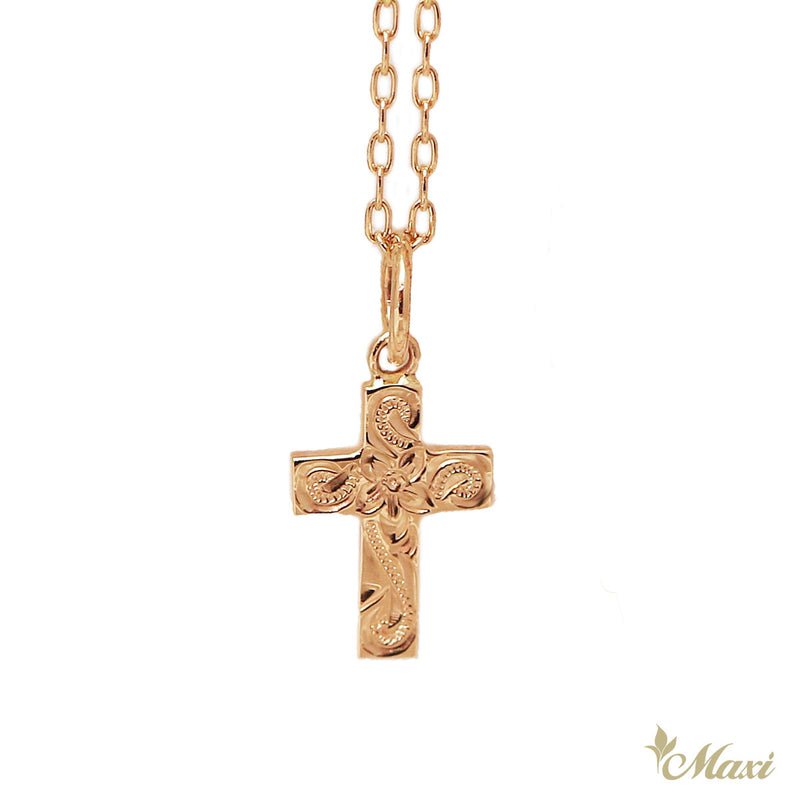 [14K Gold] Cross Pendant Small (C0162)