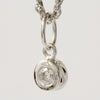 4mm Round Diamond Pendant