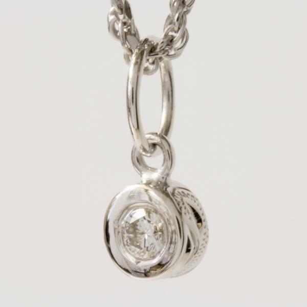 4mm Round Diamond Pendant