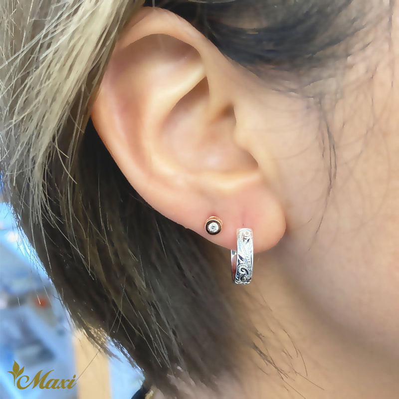 [Silver 925] Hoop Pierced Earring-Large (E0151SS)