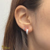 [Silver 925] Scallop Edge Hoop Pierced Earring*Made-to-order* (E0208SS)