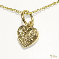 [14K Gold] Heart Pendant Large (H0128)