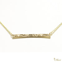 [14K Gold] Flat Bar Necklace *Made-to-order*Newest