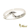 [Silver 925] Small Nalu Wave Ring [Made to Order] (KR0040SS)(Best Seller)