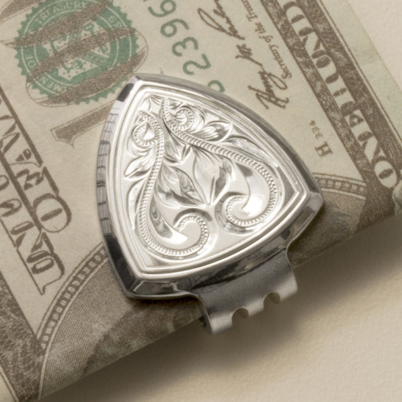 Silver 925 Short Money Clip