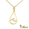 [14K Gold] Nalu Teardrop Pendant*Made to order*Newest