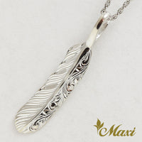 [14K Gold] Feather Pendant Small *Made-to-order* (P1184)