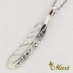 [14K Gold] Feather Pendant Small *Made-to-order* (P1184)