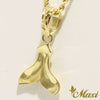 Kohola Whale Tail Pendant-Medium [14K Gold]  14金 ホエールテール ペンダント