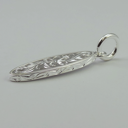 Silver 925 Surf Board Pendant Small