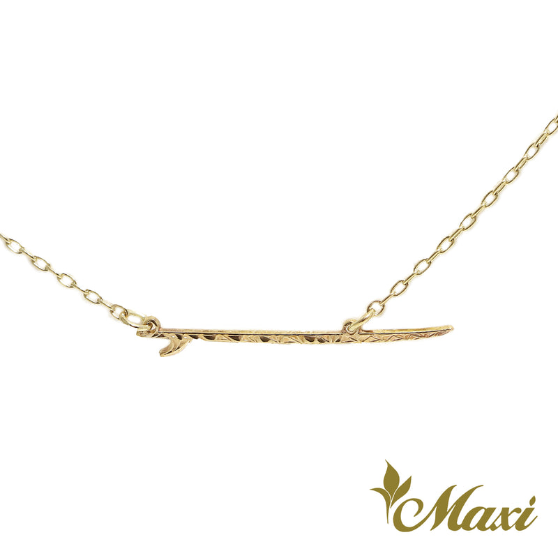 [14K Gold] Surfboard Necklace Short *Made-to-order* Newest